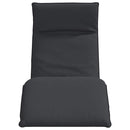 vidaXL fekete oxford-szövet összecsukható napozóágy 175x54x8,5 cm