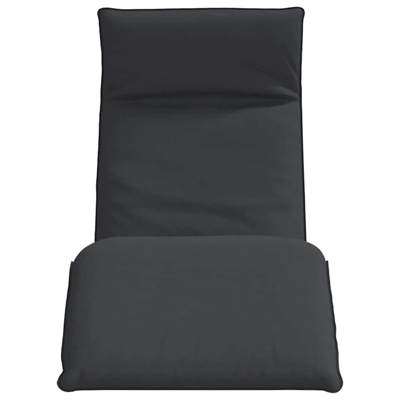 vidaXL fekete oxford-szövet összecsukható napozóágy 175x54x8,5 cm