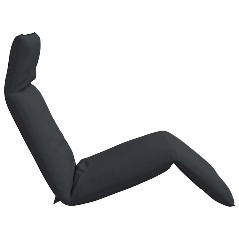 vidaXL fekete oxford-szövet összecsukható napozóágy 175x54x8,5 cm