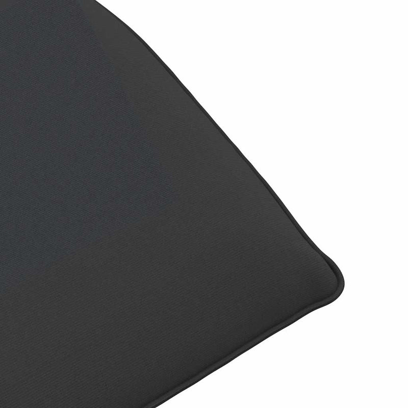 vidaXL fekete oxford-szövet összecsukható napozóágy 175x54x8,5 cm
