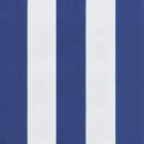 vidaXL kék és fehér oxford-szövet összecsukható napozóágy 175x54x8,5cm