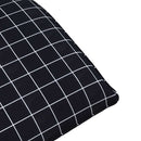 vidaXL oxford-szövet összecsukható napozóágy kockás minta 175x54x8,5cm