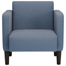 vidaXL kék kordbársony szövet kanapészék karfás szék 54 cm