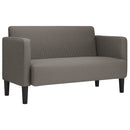 vidaXL világosszürke kordbársony szövet loveseat kanapé 109 cm