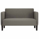 vidaXL világosszürke kordbársony szövet loveseat kanapé 109 cm
