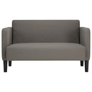 vidaXL világosszürke kordbársony szövet loveseat kanapé 109 cm