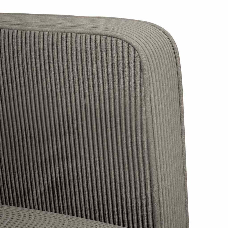 vidaXL világosszürke kordbársony szövet loveseat kanapé 109 cm