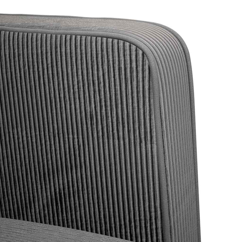 vidaXL sötétszürke kordbársony szövet loveseat kanapé 109 cm