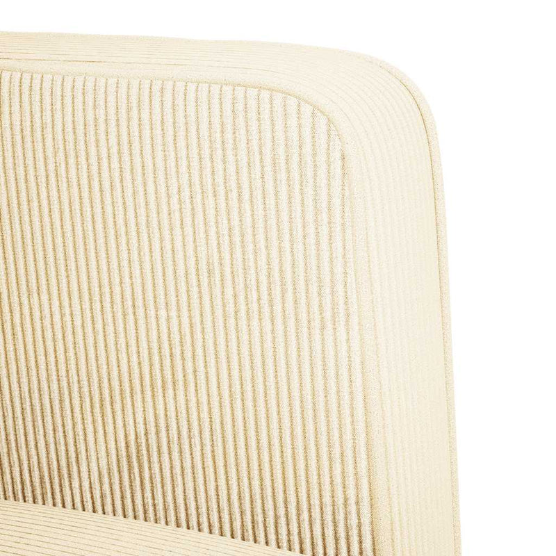 vidaXL krém kordbársony szövet loveseat kanapé 109 cm