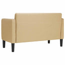 vidaXL szürke-zöld kordbársony szövet loveseat kanapé 109 cm
