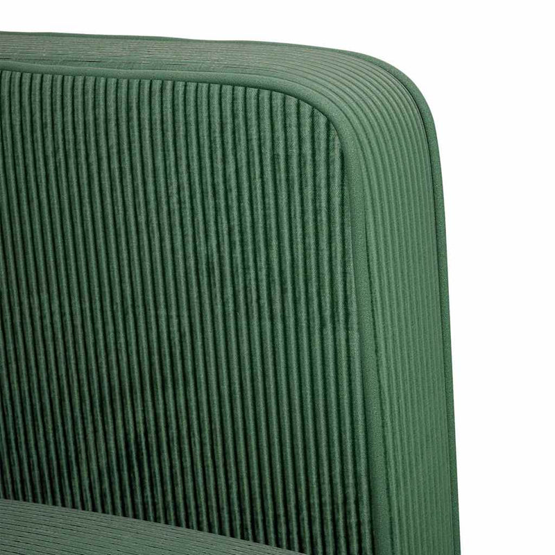 vidaXL sötét zöld kordbársony szövet loveseat kanapé 109 cm