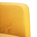 vidaXL világossárga kordbársony szövet loveseat kanapé 109 cm