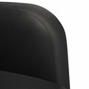 vidaXL fekete műbőr kanapé szék karfával 54 cm