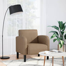 vidaXL kávészínű műbőr kanapé szék karfával 54 cm
