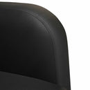 vidaXL fekete műbőr loveseat kanapé 110 cm