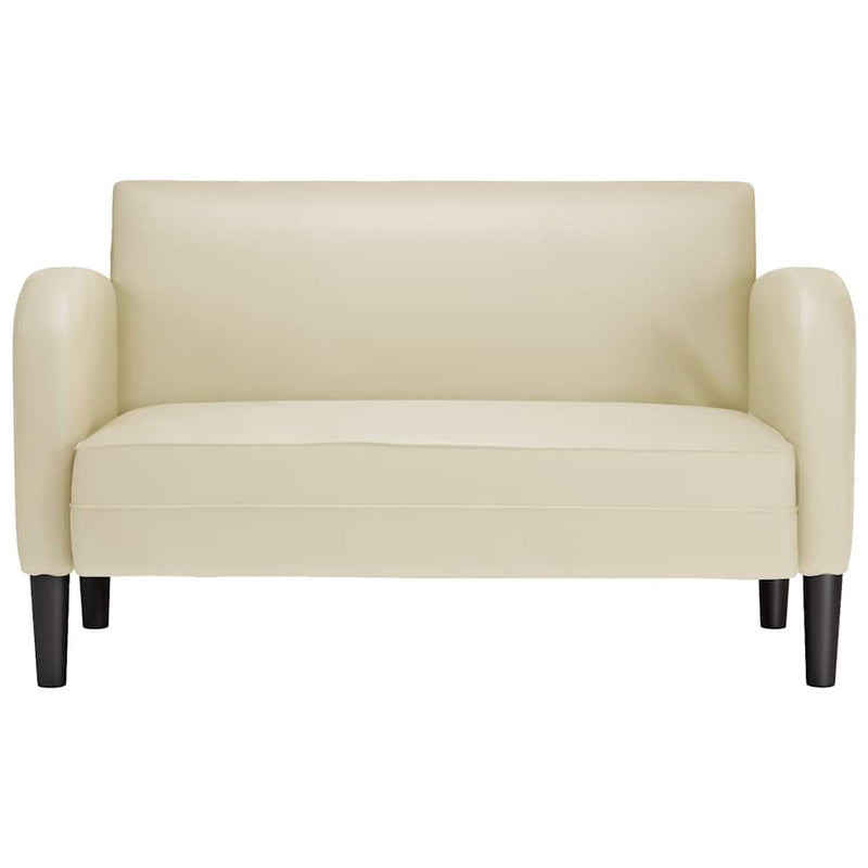 vidaXL krém műbőr loveseat kanapé 110 cm
