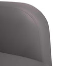 vidaXL szürke műbőr Loveseat kanapé 110 cm