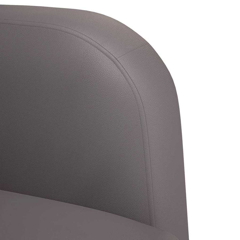 vidaXL szürke műbőr Loveseat kanapé 110 cm