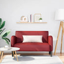 vidaXL bordó műbőr loveseat kanapé 110 cm