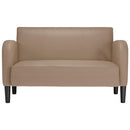 vidaXL cappuccino műbőr loveseat kanapé 110 cm
