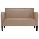 vidaXL cappuccino műbőr loveseat kanapé 110 cm