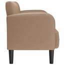 vidaXL cappuccino műbőr loveseat kanapé 110 cm