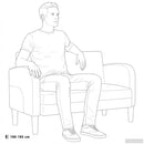 vidaXL barna műbőr loveseat kanapé 110 cm