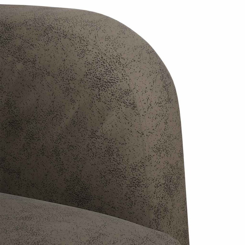vidaXL sötétszürke műbőr Loveseat kanapé 110 cm