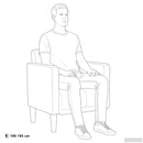 vidaXL világosszürke bársony kanapészék karfás szék 53 cm
