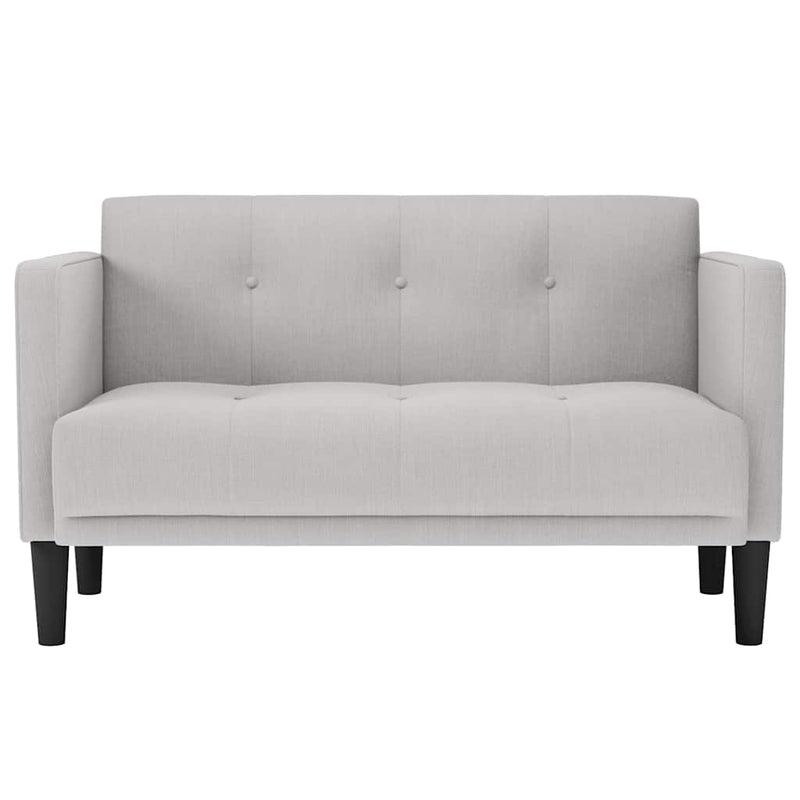 vidaXL felhőszürke szövet loveseat kanapé 111 cm