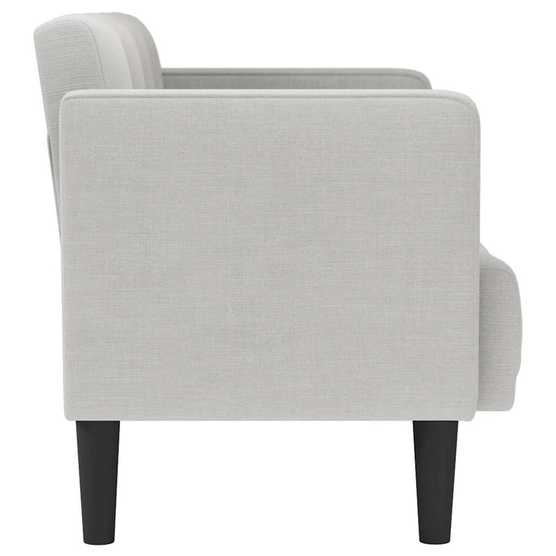 vidaXL felhőszürke szövet loveseat kanapé 111 cm