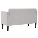 vidaXL felhőszürke szövet loveseat kanapé 111 cm