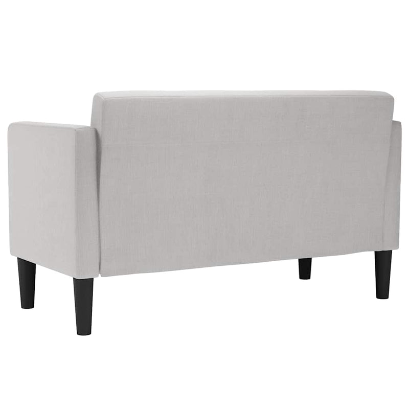 vidaXL felhőszürke szövet loveseat kanapé 111 cm