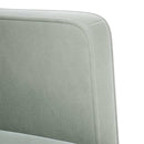 vidaXL világosszürke bársony loveseat kanapé 111 cm