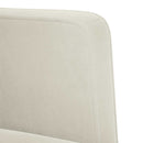 vidaXL krém bársony loveseat kanapé 111 cm