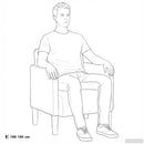 vidaXL sárga bársony kanapészék karfás szék 54 cm