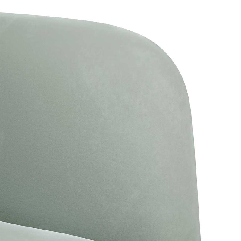 vidaXL világosszürke bársony loveseat kanapé 109 cm