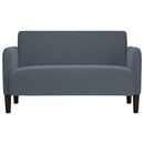 vidaXL sötétszürke bársony loveseat kanapé 109 cm