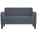 vidaXL sötétszürke bársony loveseat kanapé 109 cm