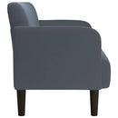 vidaXL sötétszürke bársony loveseat kanapé 109 cm