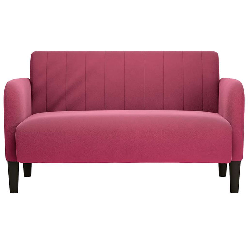vidaXL bordó bársony loveseat kanapé 109 cm