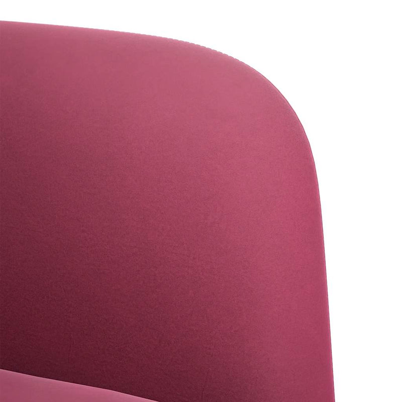 vidaXL bordó bársony loveseat kanapé 109 cm