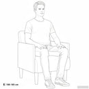 vidaXL barna bársony kanapészék karfás szék 55 cm