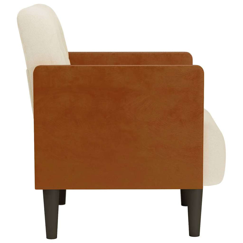 vidaXL vászon kanapészék karfával 55 cm