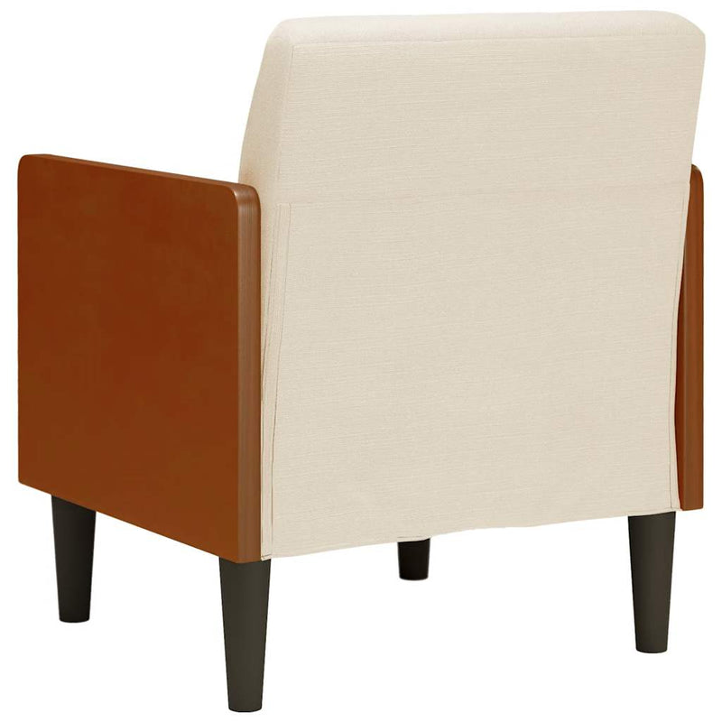 vidaXL vászon kanapészék karfával 55 cm