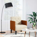 vidaXL vászon kanapészék karfával 55 cm