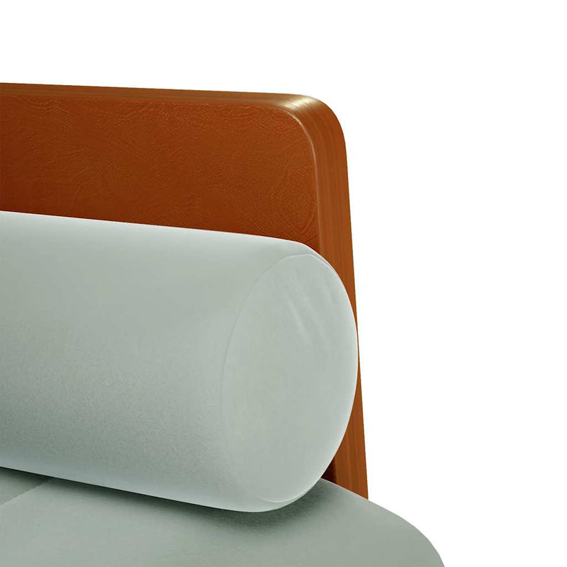 vidaXL világosszürke bársony loveseat kanapé párnákkal 110 cm