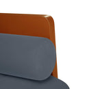 vidaXL sötétszürke bársony loveseat kanapé párnákkal 110 cm