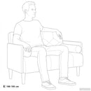 vidaXL sötétszürke bársony loveseat kanapé párnákkal 110 cm