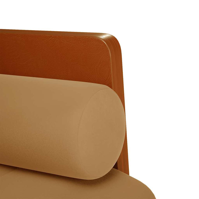 vidaXL barna bársony loveseat kanapé párnákkal 110 cm